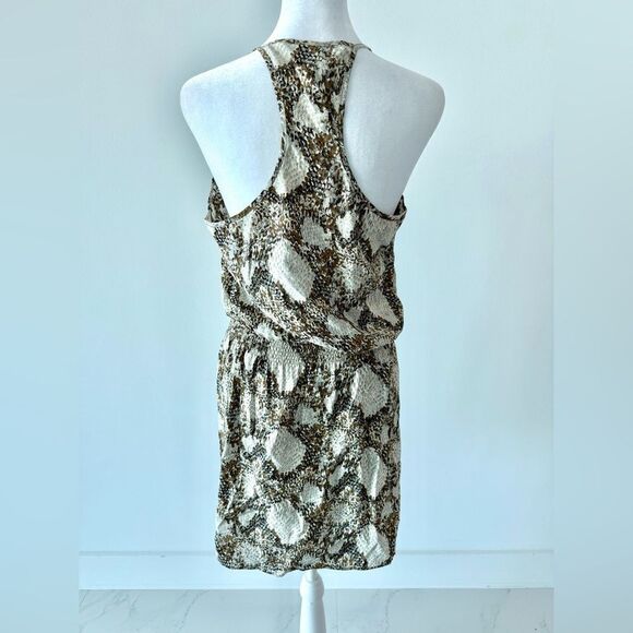 Parker Ruffle Racerback Mini Dress Sz Large - Picture 5 of 6